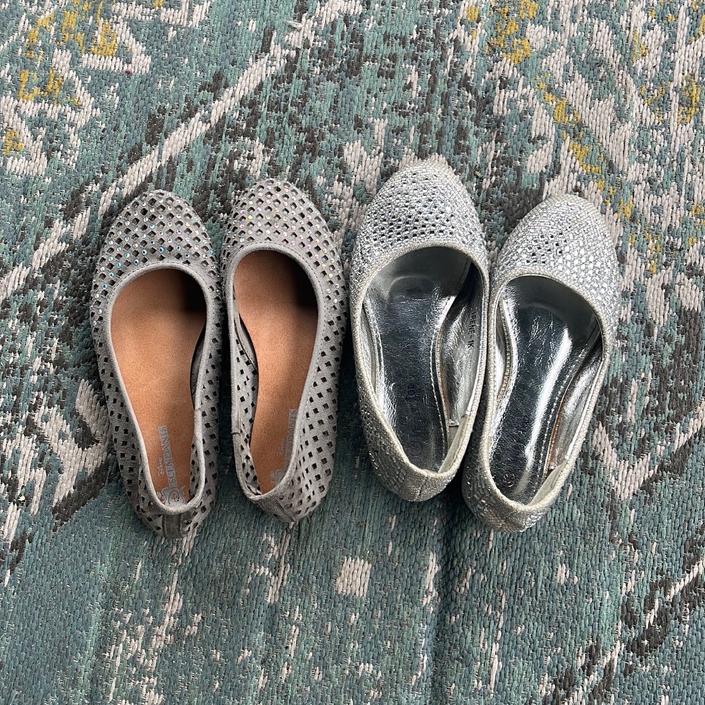 Girls dress shoes two pair lot